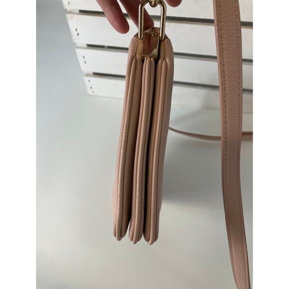 KATE SPADE SMALL LIGHT PINK PEBBLED LEATHER CROSSBODY BAG - Picture 5 of 16